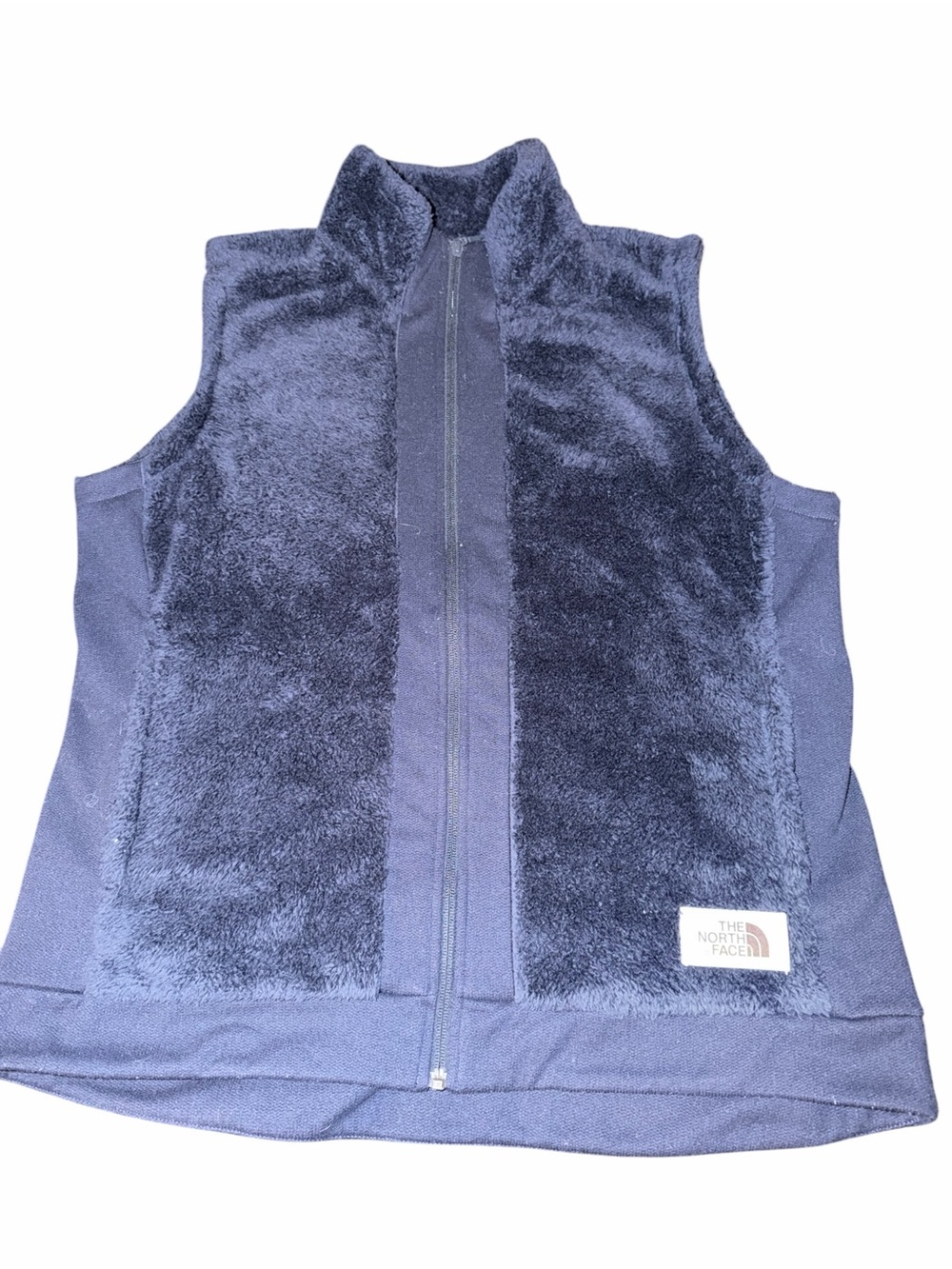 The North Face Women's Navy Fleece Vest - Cozy Zip Front